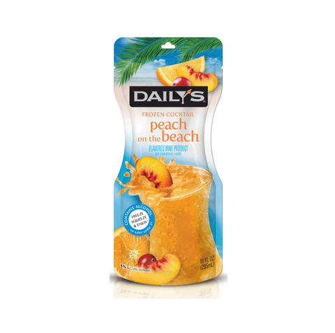 Dailys Frozen Cocktail- Peach on the Beach